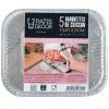 Cerf Dellier 5 Barquettes de cuisson alu rectangulaires Sale