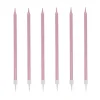 Cerf Dellier 12 bougies roses hautes 13 cm Online