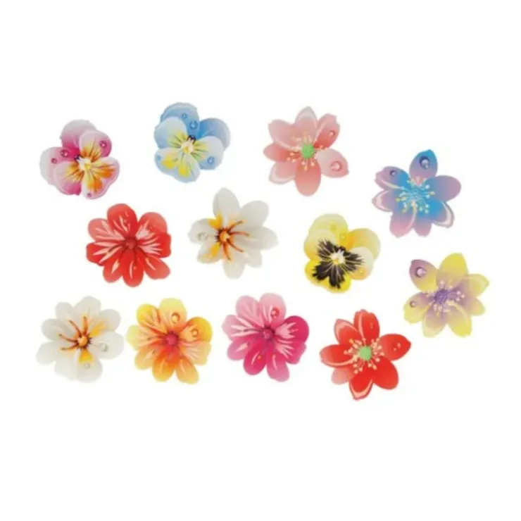 Cerf Dellier 13 Fleurs 3D comestibles en azyme assorties Clearance