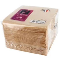 Cerf Dellier 50 Serviettes de table biodégradables Hot