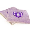 Cerf Dellier 20 Serviettes en papier coeur violet Patisdecor
