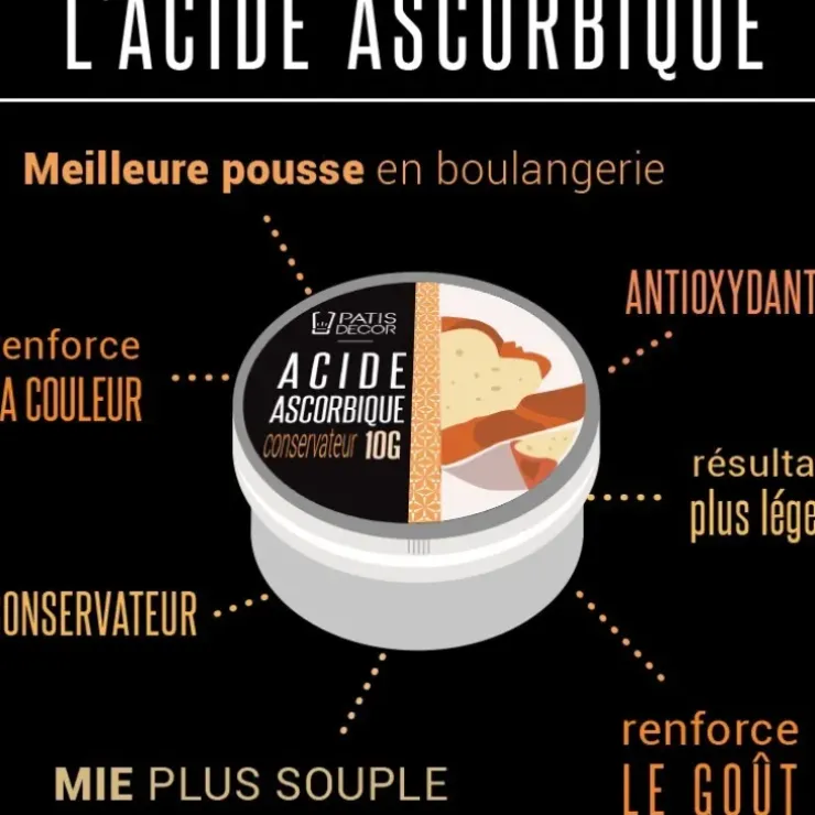 Cerf Dellier Acide Ascorbique 1 kg New
