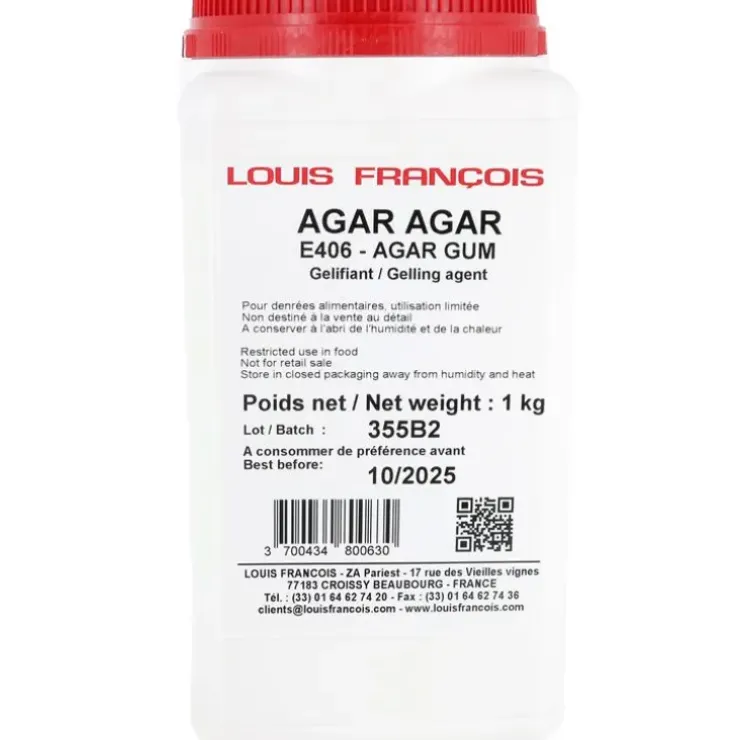 Cerf Dellier Agar Agar en poudre 1 kg Best