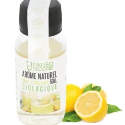 Cerf Dellier Arôme naturel de citron biologique 50 ml - DDM 09/24 Discount