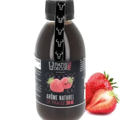 Cerf Dellier Arôme naturel de Fraise 200 ml New
