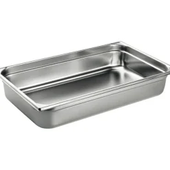 Cerf Dellier Bac gastronorme plein inox - sans anse - GN 1/1 profondeur 15 cm Outlet