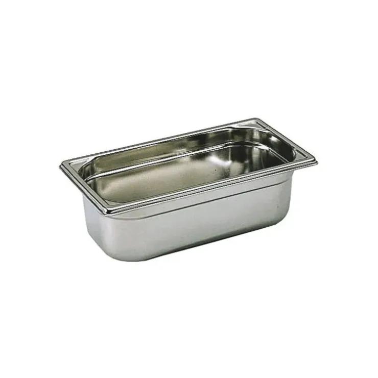 Cerf Dellier Bac gastronorme plein inox - sans anse - GN 1/3 profondeur 10 cm Hot