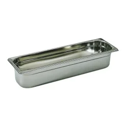 Cerf Dellier Bac gastronorme plein inox - sans anse - GN 2/4 profondeur 15 cm Best