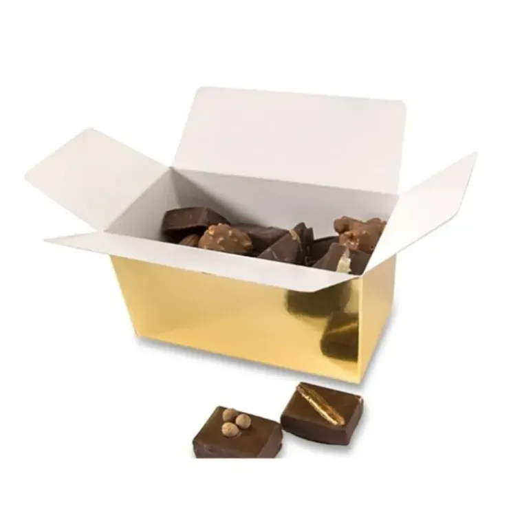 Cerf Dellier Ballotins Or 250g, intérieur blanc (x 50)