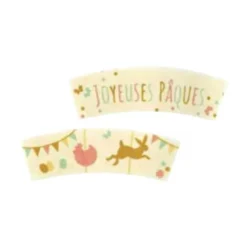Cerf Dellier Banderoles azyme Joyeuses Pâques assorties (x 24) Best
