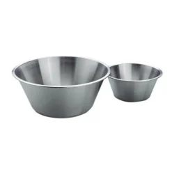 Cerf Dellier Bassine en inox à bords plats Clearance