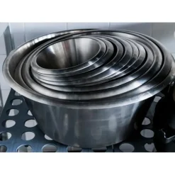 Cerf Dellier Bassine inox fond plat 22 cm Hot