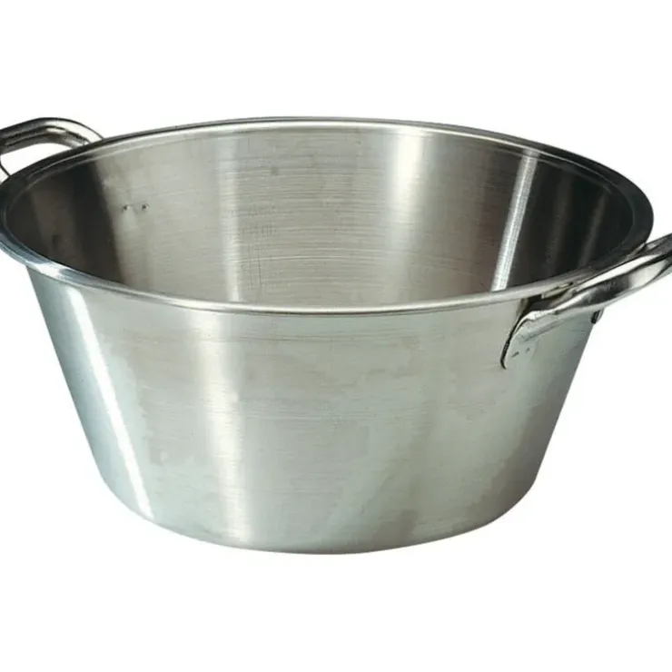 Cerf Dellier Bassine landaise inox à anses 54 cm Best