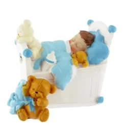 Cerf Dellier Bébé garçon dans son lit Sale