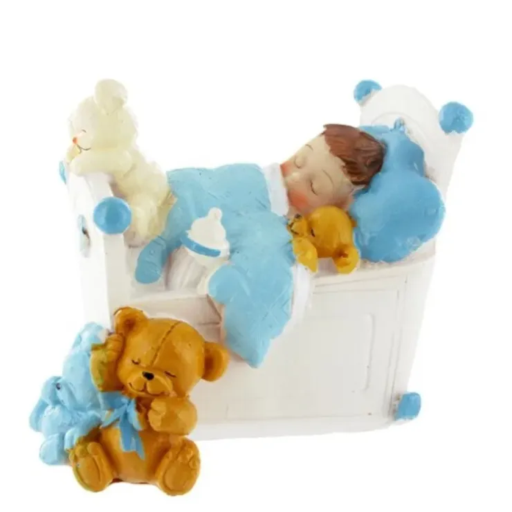 Cerf Dellier Bébé garçon dans son lit Sale