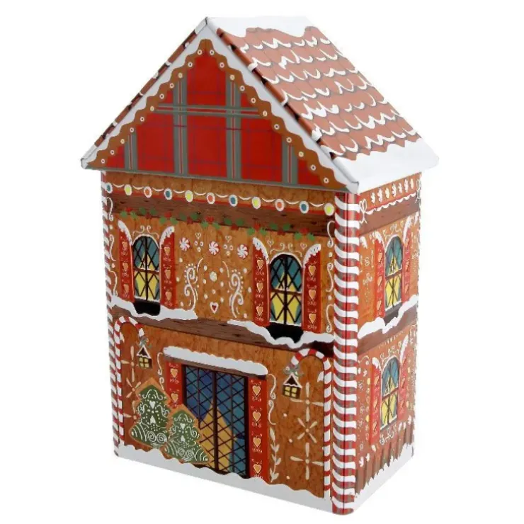 Cerf Dellier Boîte à biscuits de Noël maison en pain d'épices Discount
