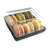Cerf Dellier Boîte 6 macarons noire Hot