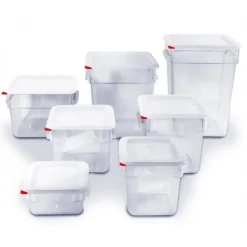 Cerf Dellier Boîte de conservation carrée polypropylène - 2 litres New