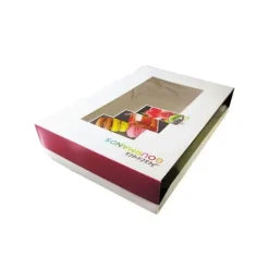 Cerf Dellier Boîte pâtissière à fenêtre 40 x 60  x 12 cm Hot