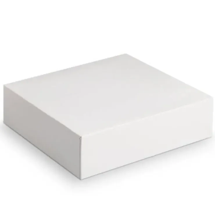 Cerf Dellier Boîte pâtissière blanche carrée 26 x 26 x 5 cm Clearance