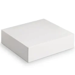 Cerf Dellier Boîte pâtissière blanche carrée 18 x 18 x 5 cm Hot