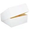 Cerf Dellier Boîte pâtissière blanche h. 8 cm New