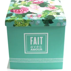 Cerf Dellier Boîte pâtissière bouquet de fleurs 36 x 36 x 28 cm Best