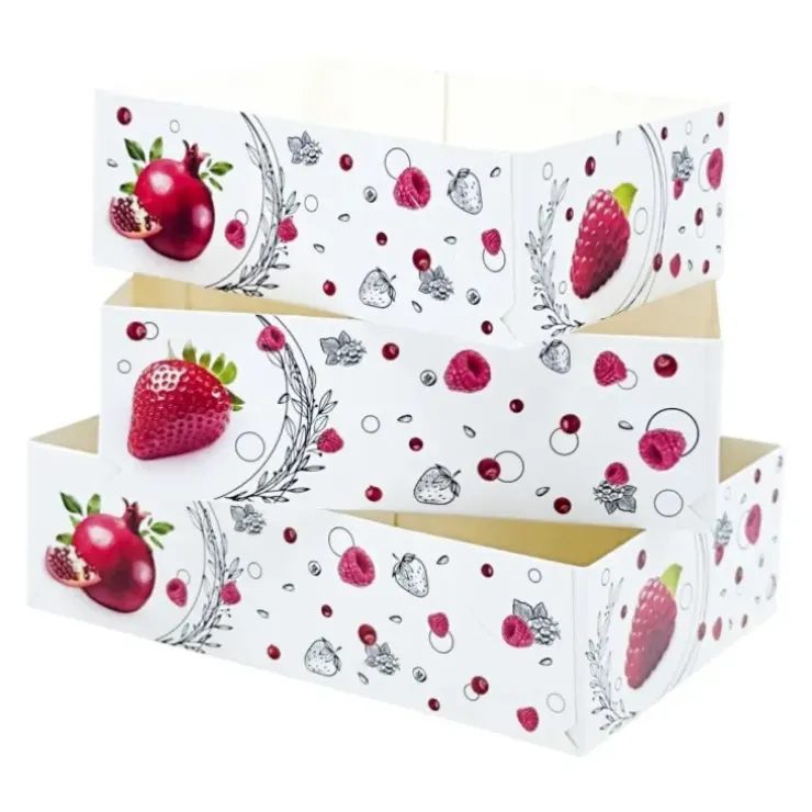 Cerf Dellier Boîtes petits-fours Morgane 16 x 11 cm - Hauteur 5 cm (x 100) Best
