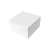 Cerf Dellier Boîtes pâtissières blanches 25x25 cm Hauteur 20 cm (x 10) Hot