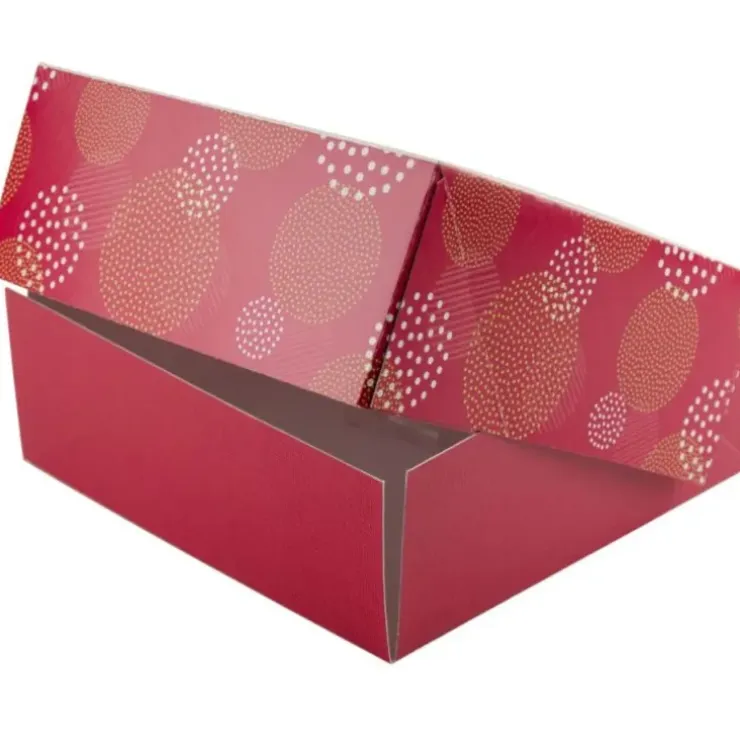 Cerf Dellier Boîtes pâtissières Pauline 40 x 40 cm Hauteur 8 cm (x 25) Sale