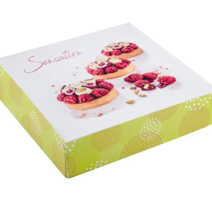 Cerf Dellier Boîtes pâtissières Pauline 33 x 33 cm Hauteur 5 cm (x 25)