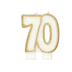 Cerf Dellier Bougie anniversaire 70 ans New