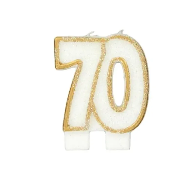 Cerf Dellier Bougie anniversaire 70 ans New