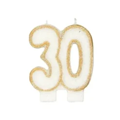 Cerf Dellier Bougie anniversaire 30 ans New