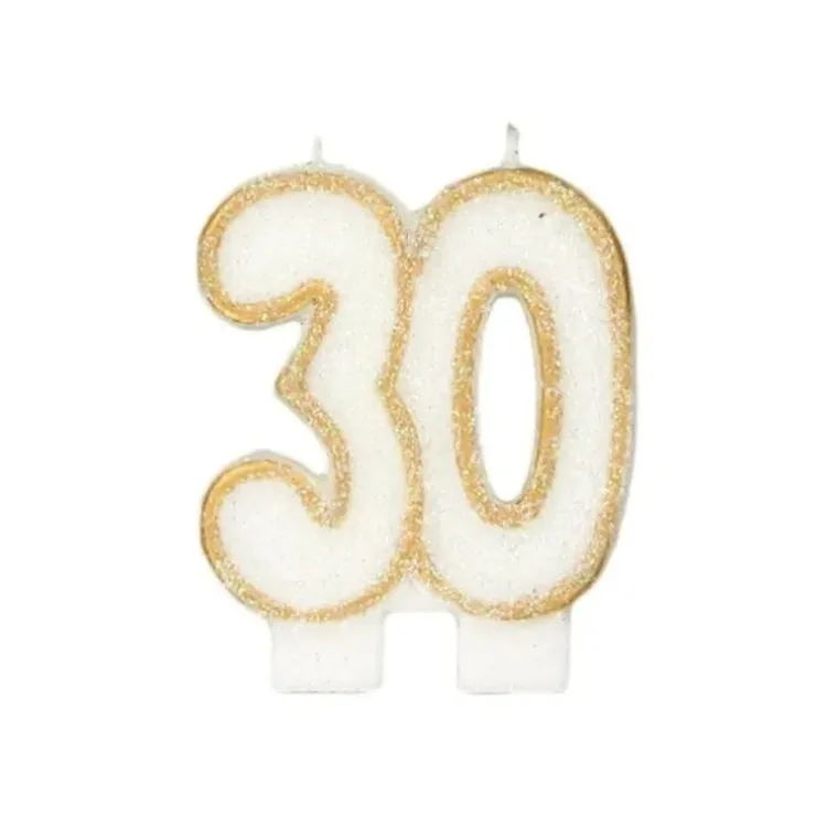 Cerf Dellier Bougie anniversaire 30 ans New
