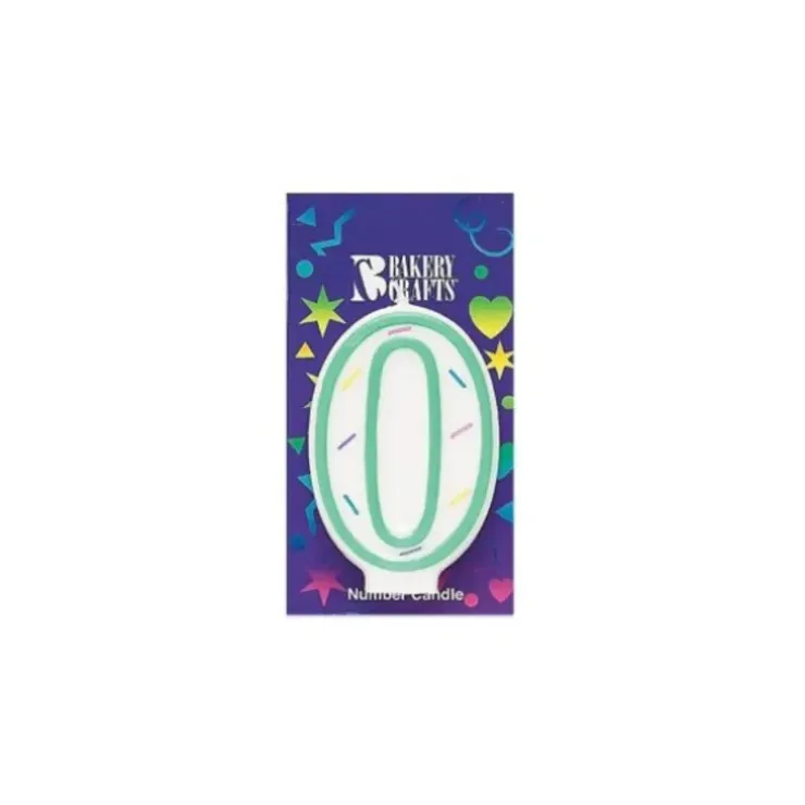 Cerf Dellier Bougie Anniversaire, chiffre 0 Hot