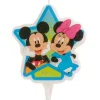 Cerf Dellier Bougie anniversaire Minnie & Mickey 7,5 cm Discount