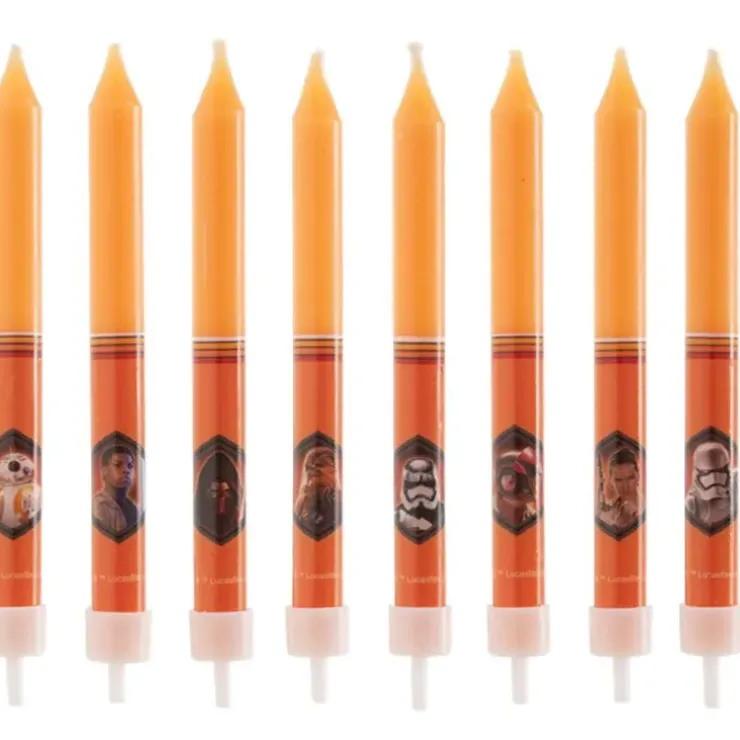 Cerf Dellier Bougie anniversaire Star Wars (x 8) Best