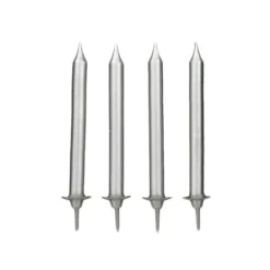 Cerf Dellier Bougie argentée (x 12) Outlet