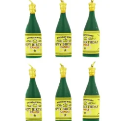 Cerf Dellier Bougie bouteille de champagne (x 6) Best