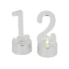 Cerf Dellier Bougies Chiffres 0 à 9 LED Patisdécor (x 10) Hot