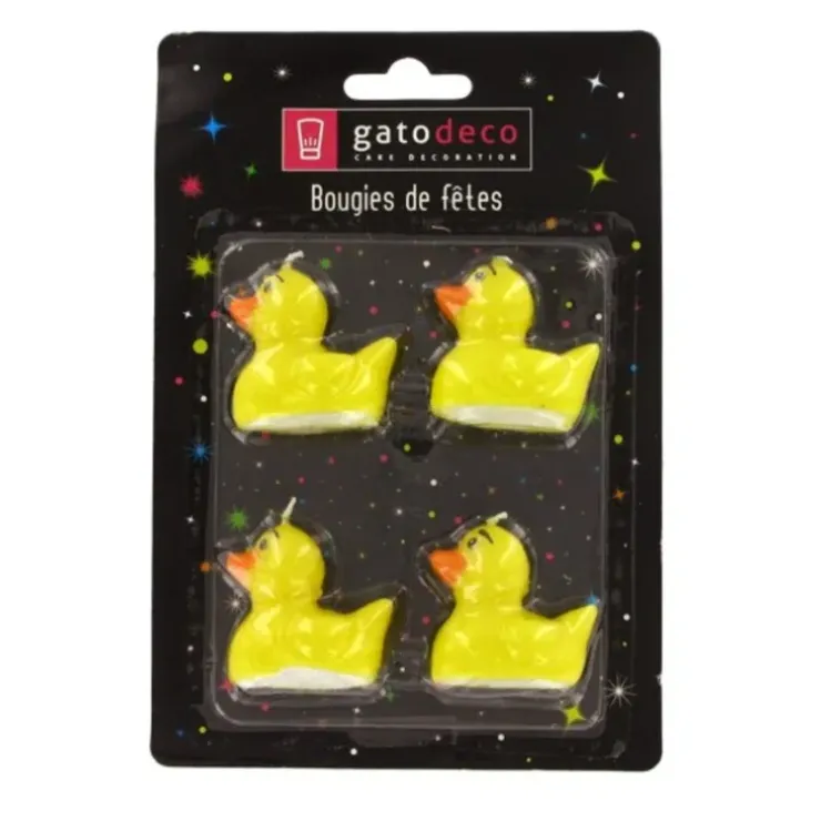 Cerf Dellier Bougies Petits Canards (x 4) Outlet