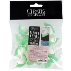 Cerf Dellier Boutons de rose blanche x15 Clearance