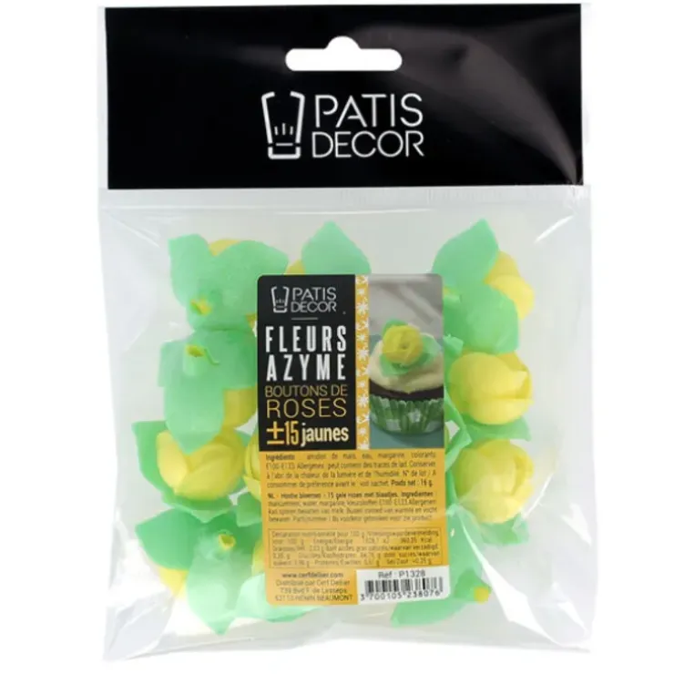 Cerf Dellier Boutons de rose jaune x15 Outlet