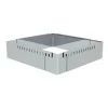 Cerf Dellier Cadre à entremets extensible inox carré 16 à 30 cm De Buyer