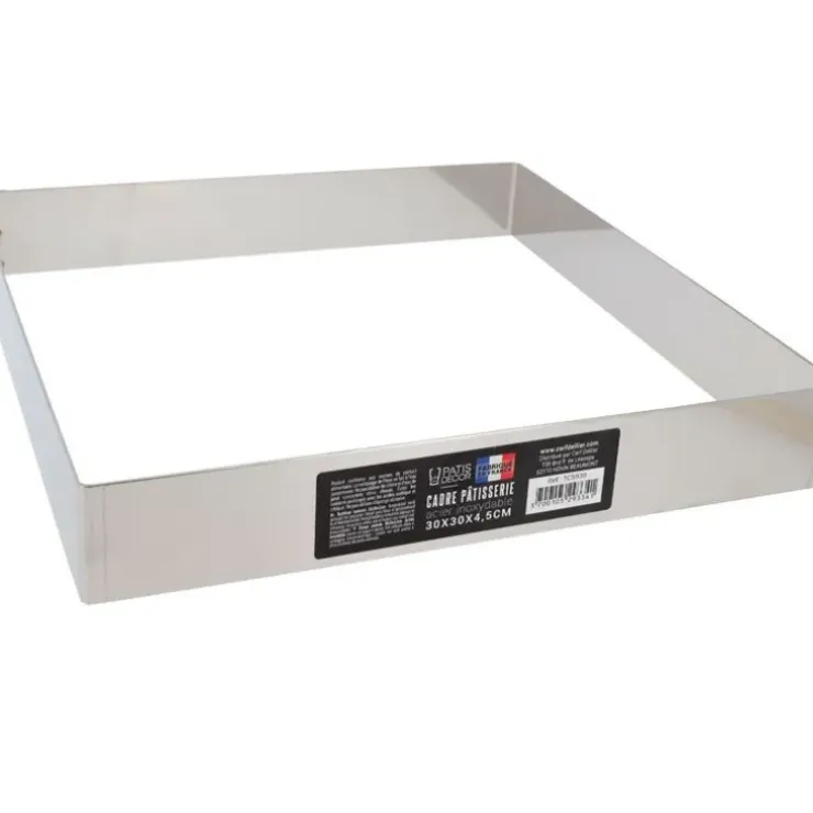 Cerf Dellier Cadre à mousse inox H 4,5 cm 30 x 30 cm Best