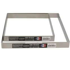 Cerf Dellier Cadre à pâtisserie inox H 2 cm - 16 x 16 cm Discount