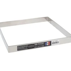 Cerf Dellier Cadre à pâtisserie inox H 2 cm - 20 x 20 cm Online