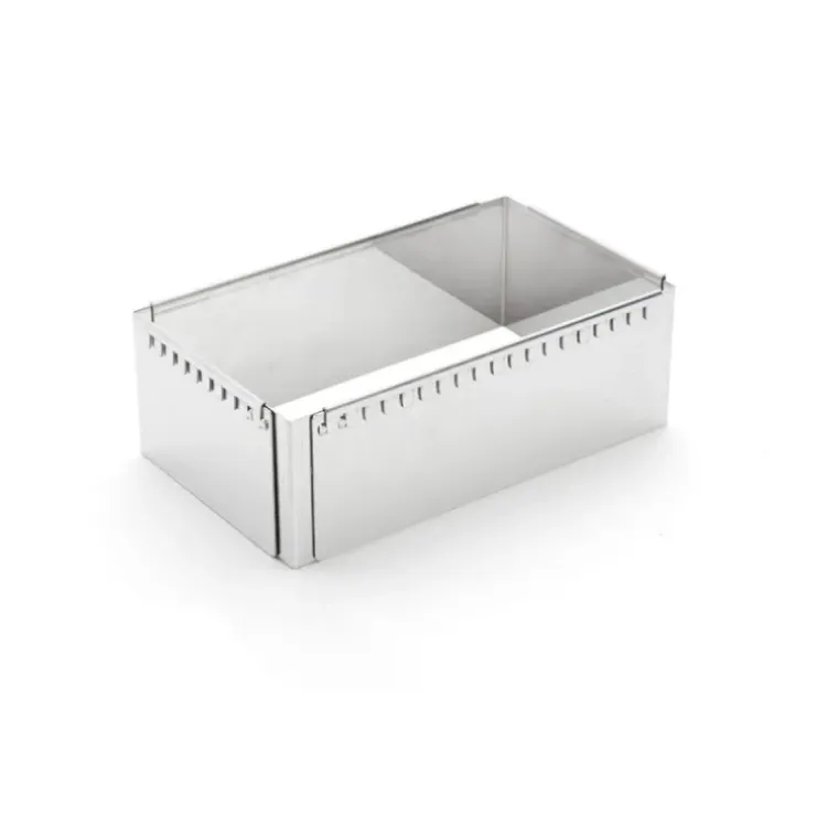 Cerf Dellier Cadre extensible inox rectangle Hauteur 5cm De Buyer Best