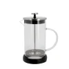 Cerf Dellier Cafetière à piston en verre couvercle noir - 600 ml Discount